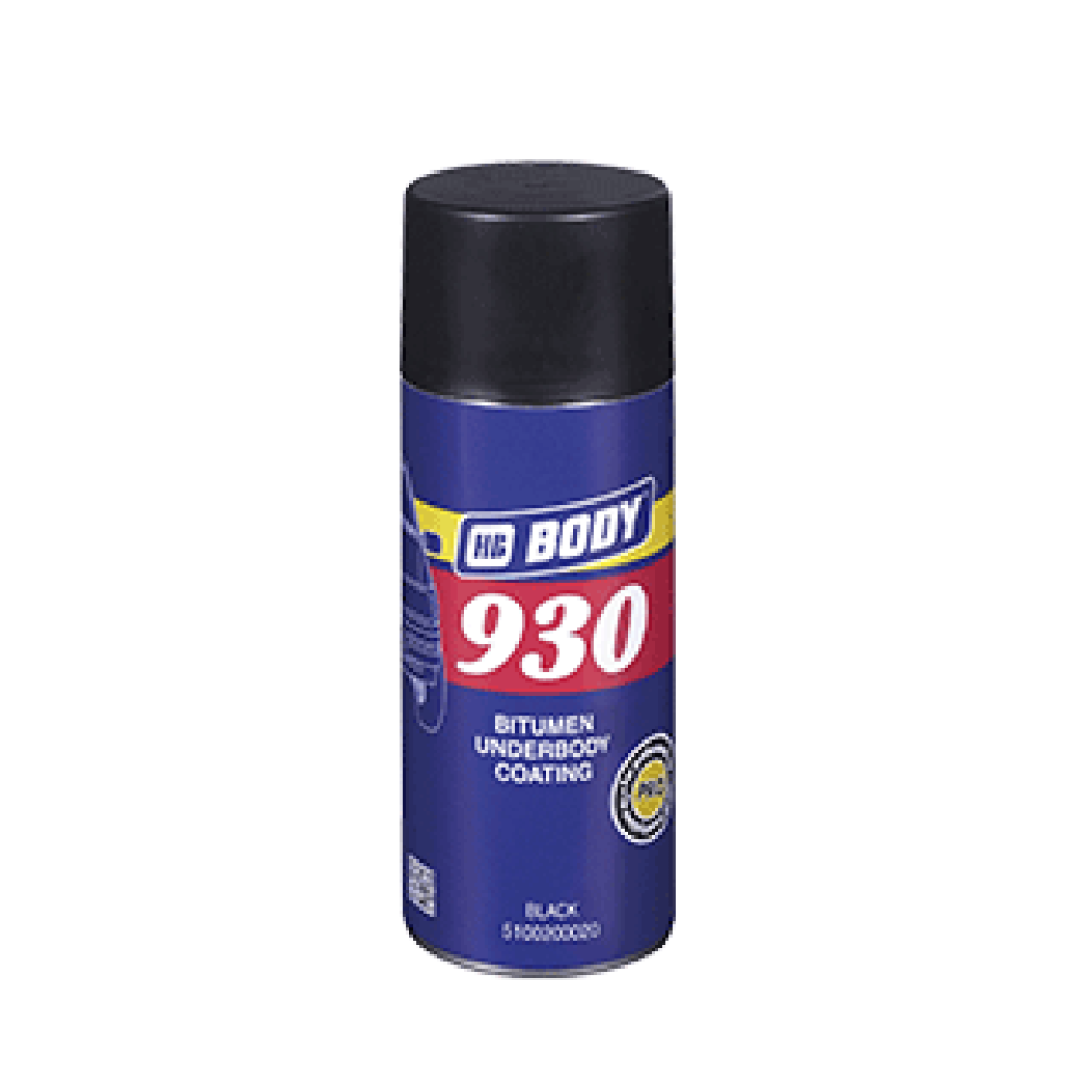 Мастика в аерозолі Body 930 чорна 0,4 л