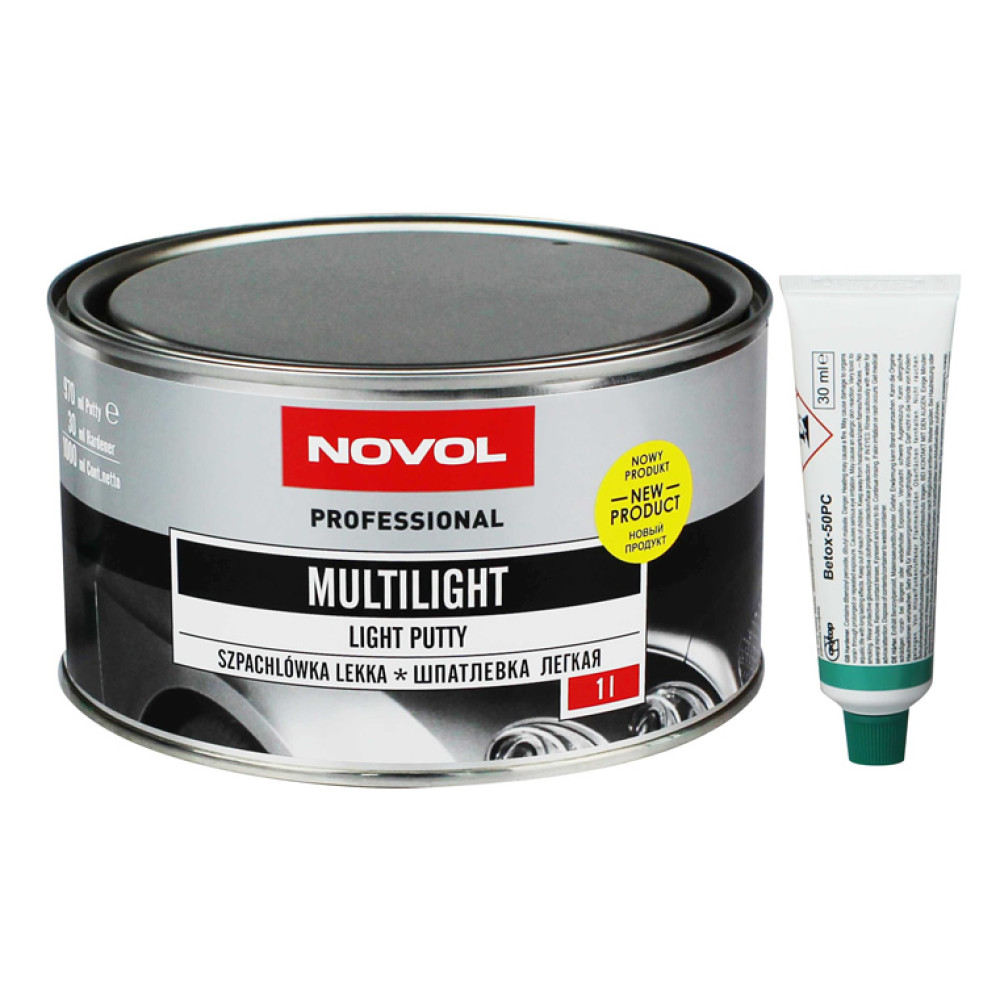 Шпаклівка легка MULTILIGHT Novol 1 л