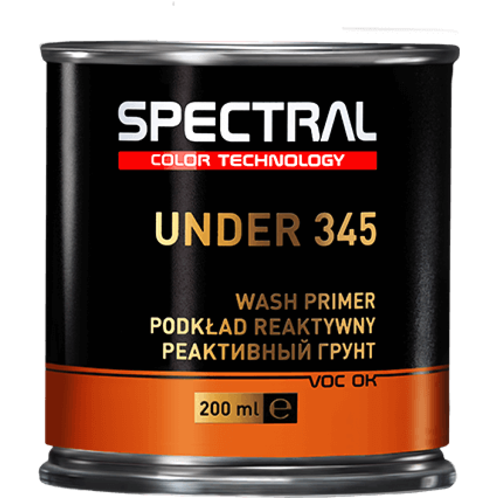 Грунт антикорозійний реактивний 1:1 UNDER 345 0,2 л + 0,2 л затверджувача Spectral