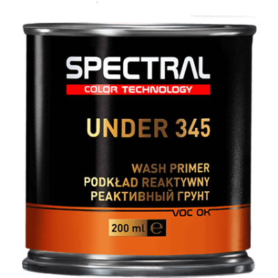 Грунт антикорозійний реактивний 1:1 UNDER 345 0,2 л + 0,2 л затверджувача Spectral