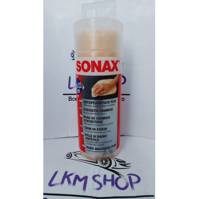 Севетка замшева Sonax що вбирає вологу 43x32 см в тубі