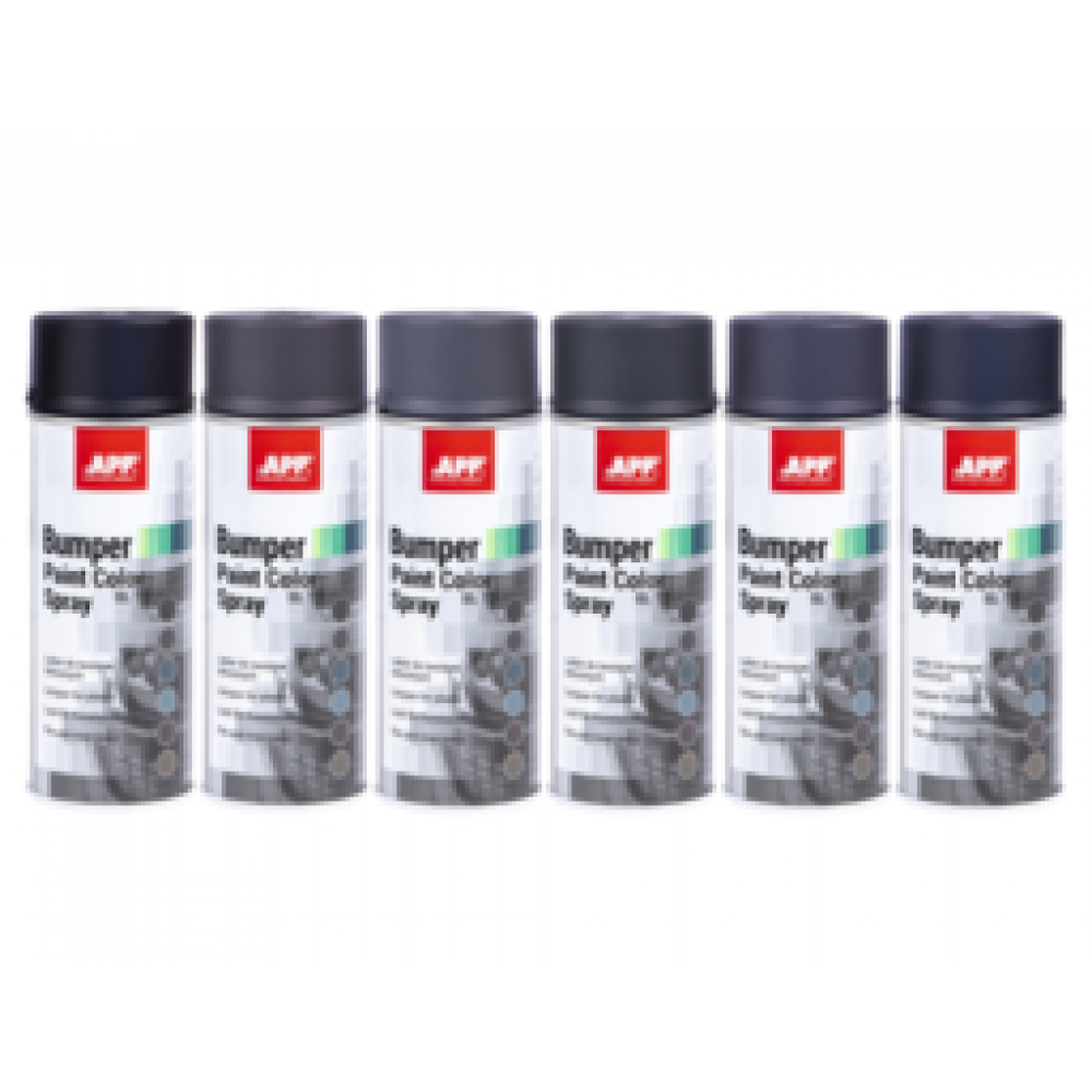 Бамперная краска в аэрозоле Bumper Paint антрацит APP 400 мл
