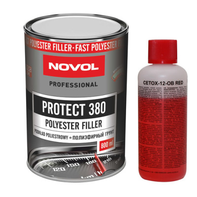 Поліефірний грунт Novol PROTECT 380 0,8 л з затверджувачем 0,8 л