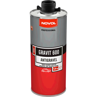 Антигравійне покриття MS - сіре Novol GRAVIT 600 1,8 кг