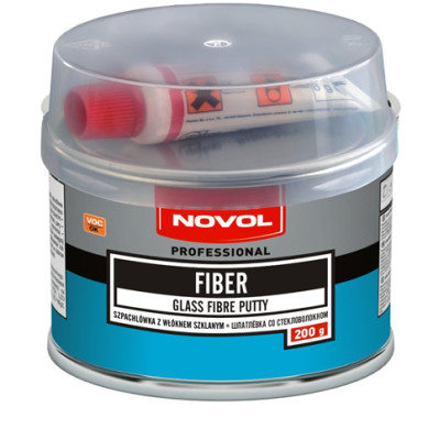 Шпаклівка зі скловолокном FIBER Novol 0,2 кг