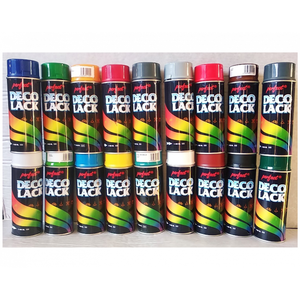 Аэрозоль Deco Lack RAL1023 (желтый) Perfect, 0,4 л