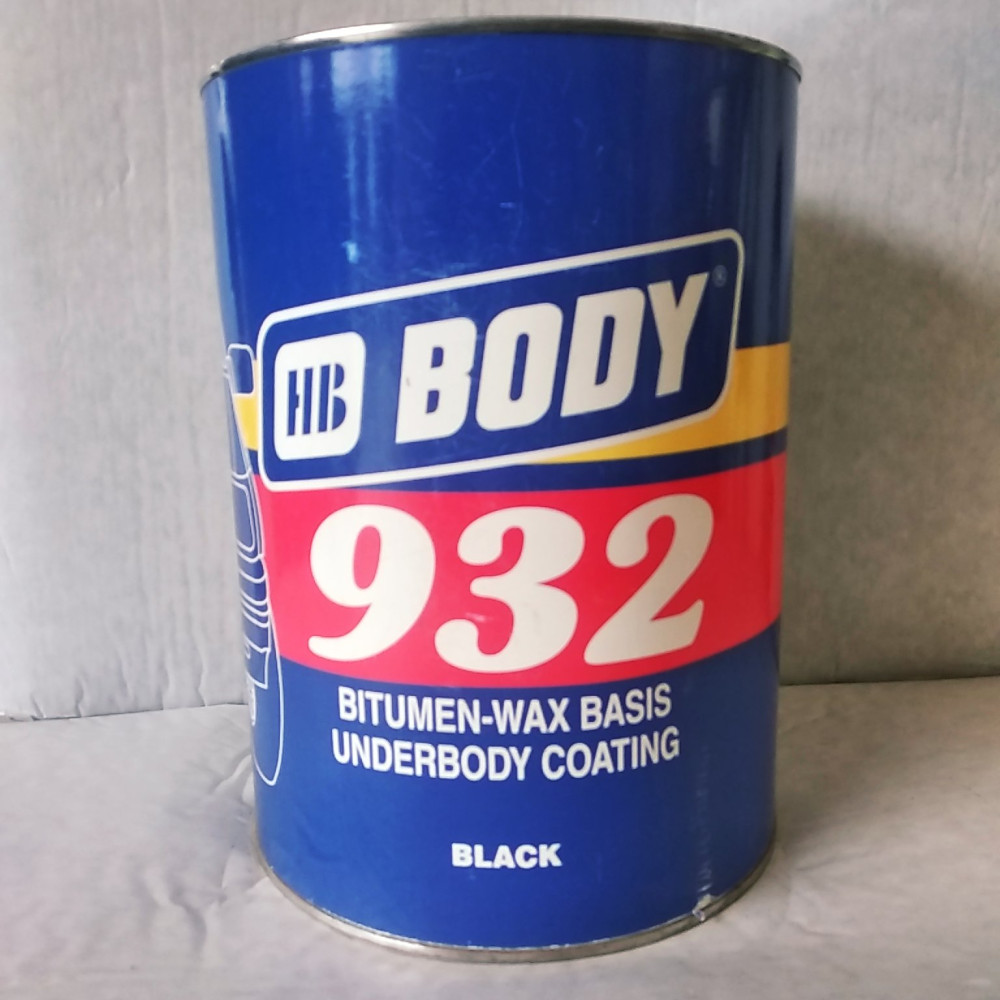 Антикорозійне покриття (мастика) BODY 932 чорне 4 л