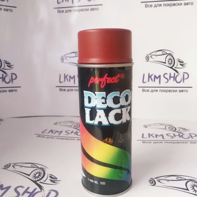 Аэрозоль грунт красный Deco Lack Perfect, 0,4 л