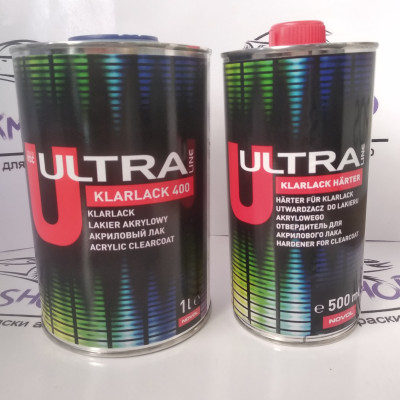 Акриловий лак 2+1 Novol ULTRA 400 1 л та 0,5 л затверджувача