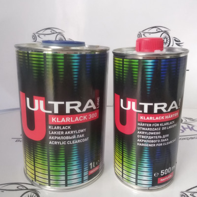 Акриловий лак 2+1 Novol ULTRA 300 0,5 л та 0,25 л затверджувача