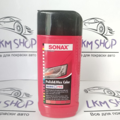Sonax Полироль с воском NanoPro красный 250 мл