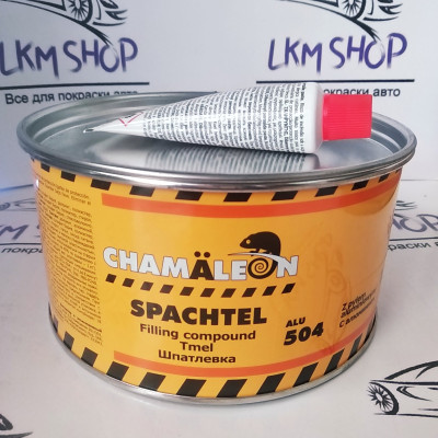 Шпатлевка 504 с алюминием 1,8 кг Chamaleon