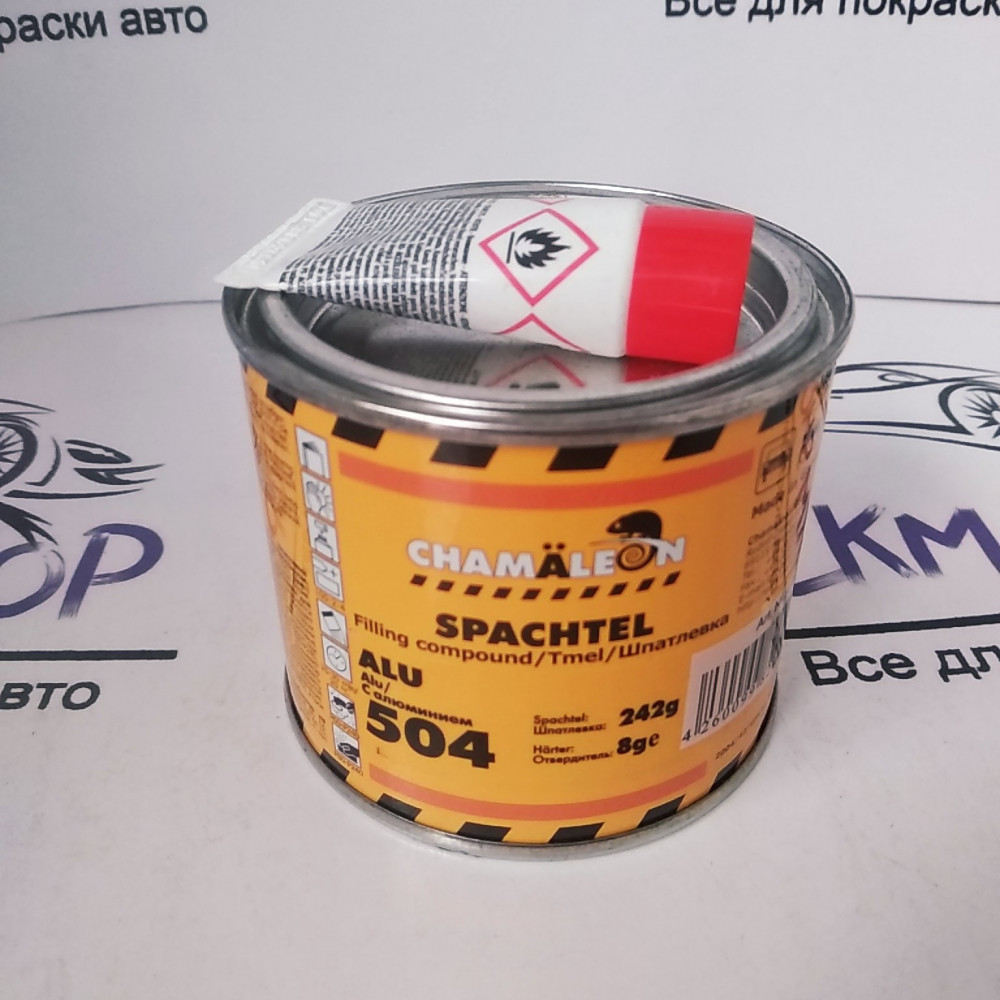 Шпатлевка 504 с алюминием 0,25 кг Chamaleon