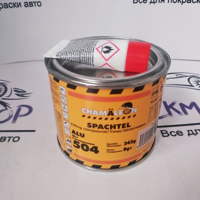 Шпатлевка 504 с алюминием 0,25 кг Chamaleon