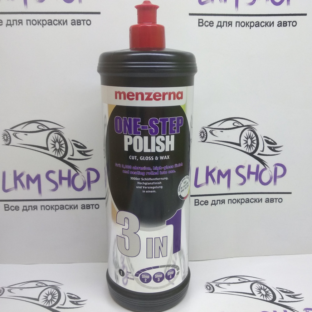 Полировальная паста (полироль) Menzerna One Step 3 в 1 1 л
