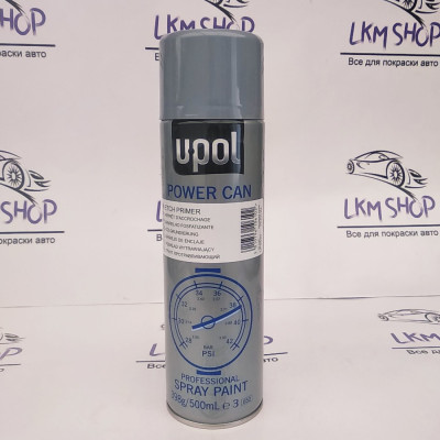 Грунт протравлюючий POWER CAN в аерозолі U-POL 500мл 