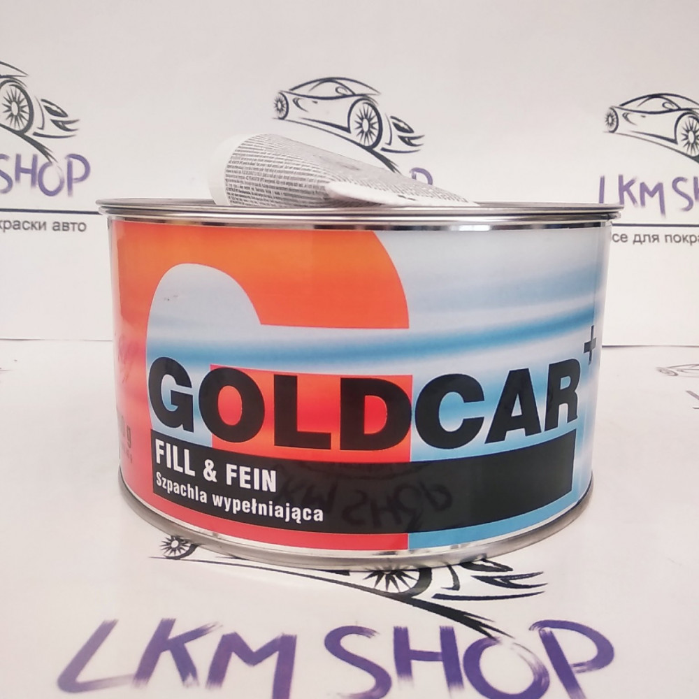 Шпатлевка Fill & Fein (голубая) Gold Car Plus, 1,8 кг