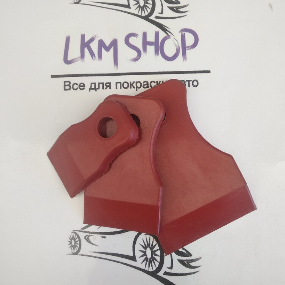 Набір шпателів гумових SOTRO - м'які коричневі 3 шт