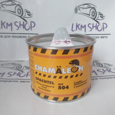Шпатлевка 504 с алюминием 0,5 кг Chamaleon