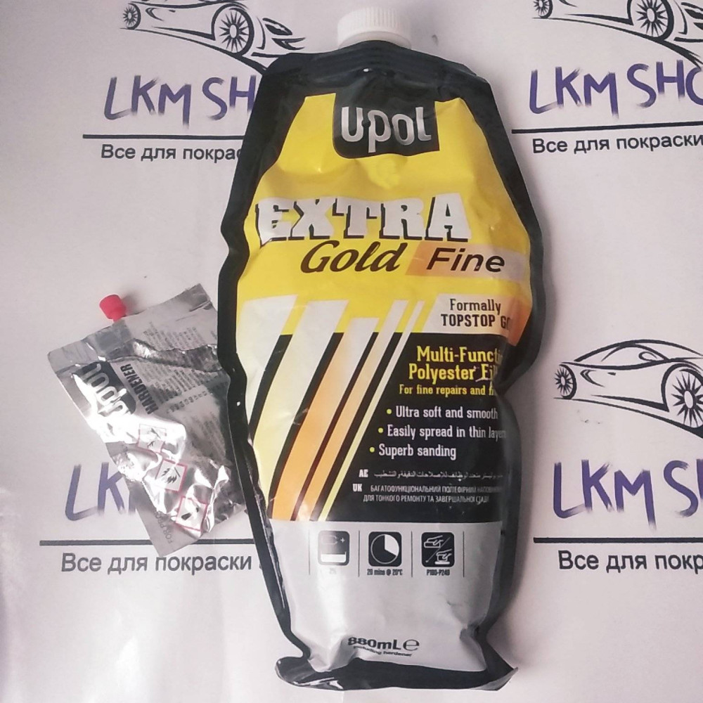 Шпаклівка мультифункціональна Extra Gold Fine U-POL 880 мл