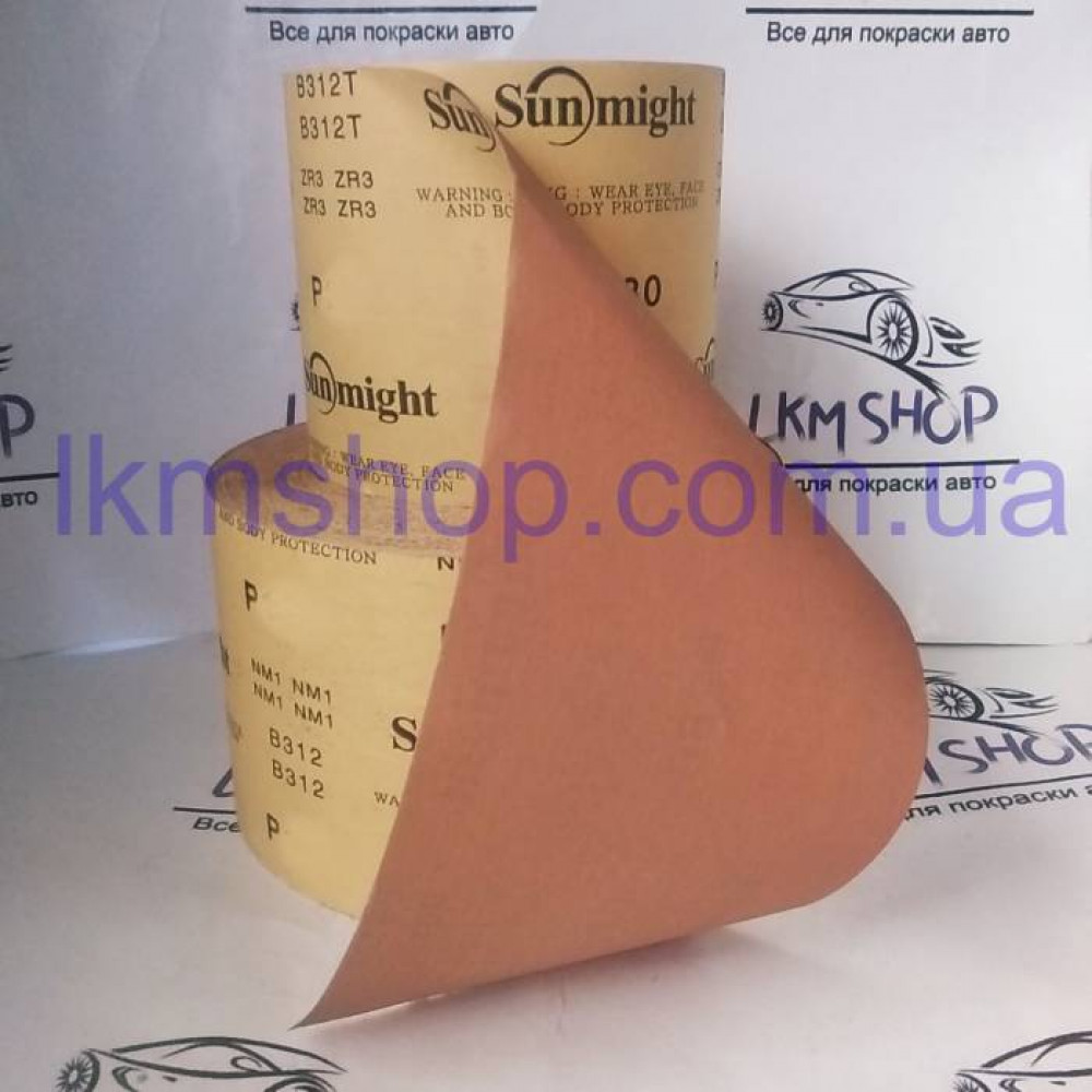 
Наждачная бумага для сухой шлифовки SUNMIGHT GOLD, 1 м ( ширина 115 мм ), P60