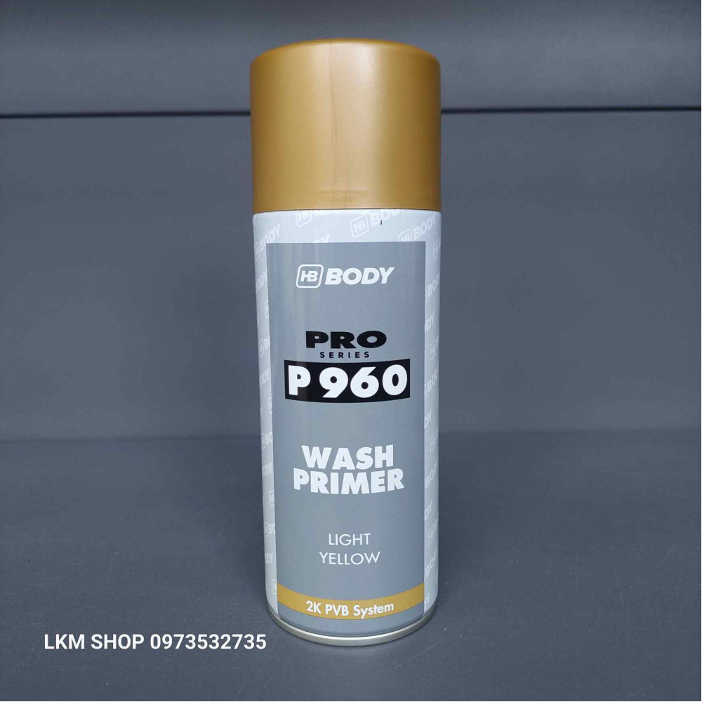 Грунт кислотний в аерозолі Body 960 WASH PRIMER 0,4 л