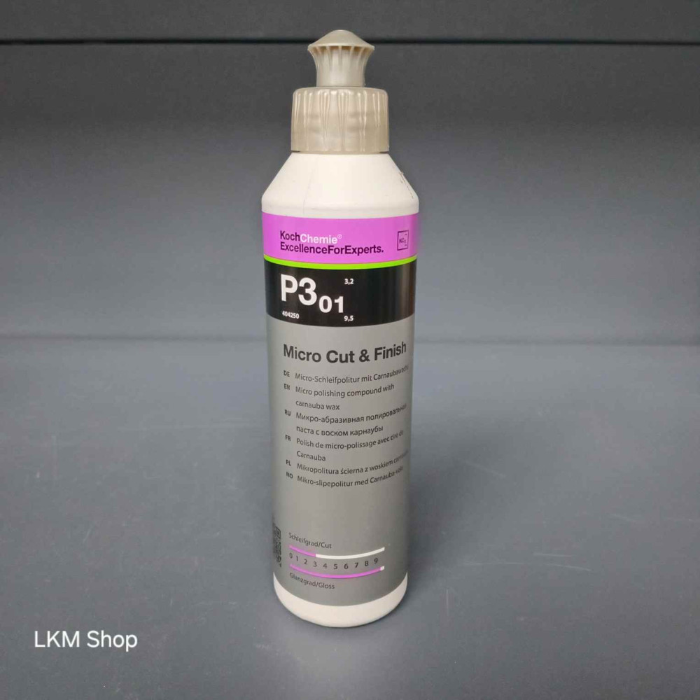 Паста Koch мікрошліфувальна з воском карнауби Micro Cut and Finish P3.01 0,25 л