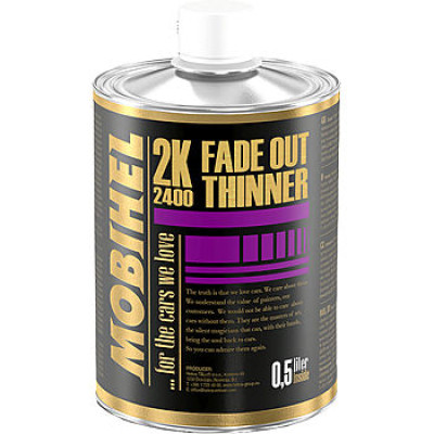 Розріджувач 2400 VOC для фарбування переходом 2К матеріалами Mobihel 0,5 л