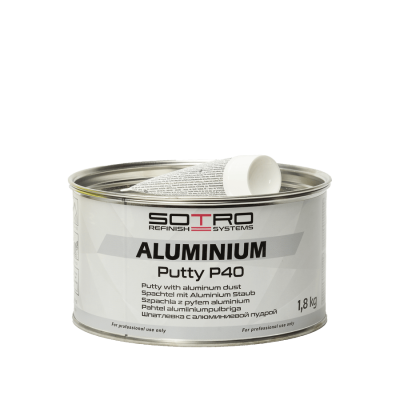  Шпаклівка з алюмінієвою пудрою SOTRO Aluminium Putty P40 1,8 кг