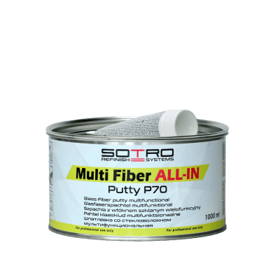  Шпаклівка з скловолоком мультифункціональна SOTRO Multi Fiber Putty P70 ALL IN 1 л (лимонна)