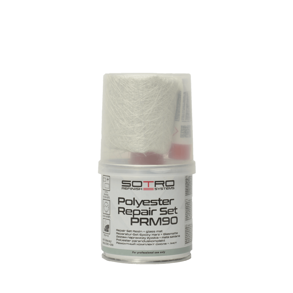  Комплект ремонтний (смола + скломат) SOTRO Polyester Repair Set PRM90 250 гр