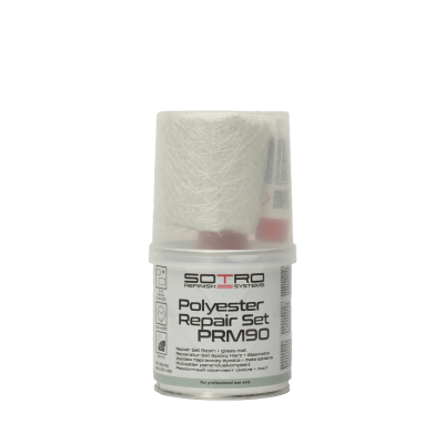  Комплект ремонтний (смола + скломат) SOTRO Polyester Repair Set PRM90 250 гр