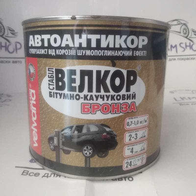 Мастика Велкор бронза Velvana 1,8 кг