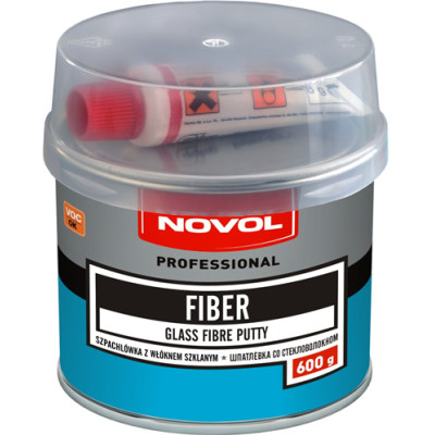 Шпаклівка зі скловолокном FIBER Novol 0,6 кг