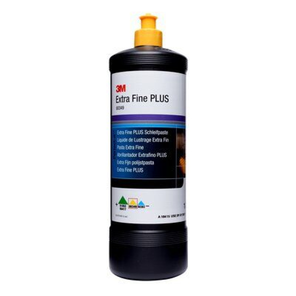 Финишная полировальная паста Extra Fine Compound, 1 л, 80349 (жовтий ковпачок), 3М