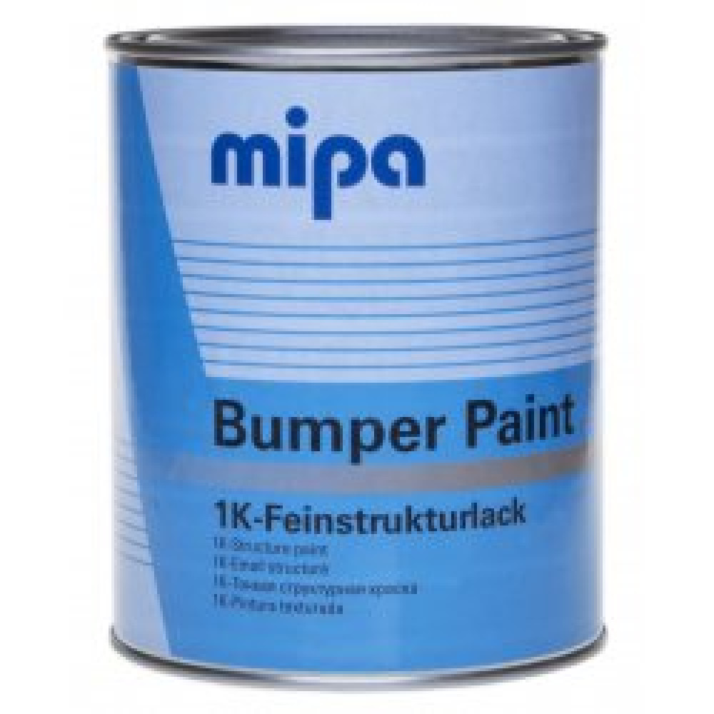 Бамперна фарба Bumper paint Mipa чорна 1 л