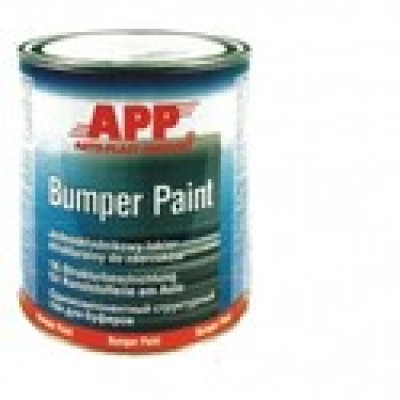 Краска структурная для бамперов 1К APP-Bumper Paint черная 1л