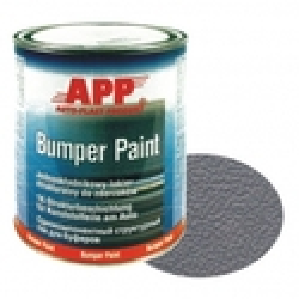 Краска структурная для бамперов 1К APP-Bumper Paint серая 1л
