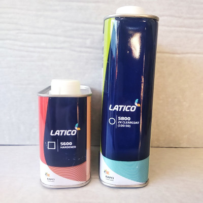 Лак акриловый 2К Latico Kapci 5800 1 л + отвердитель 5600 0,5 л