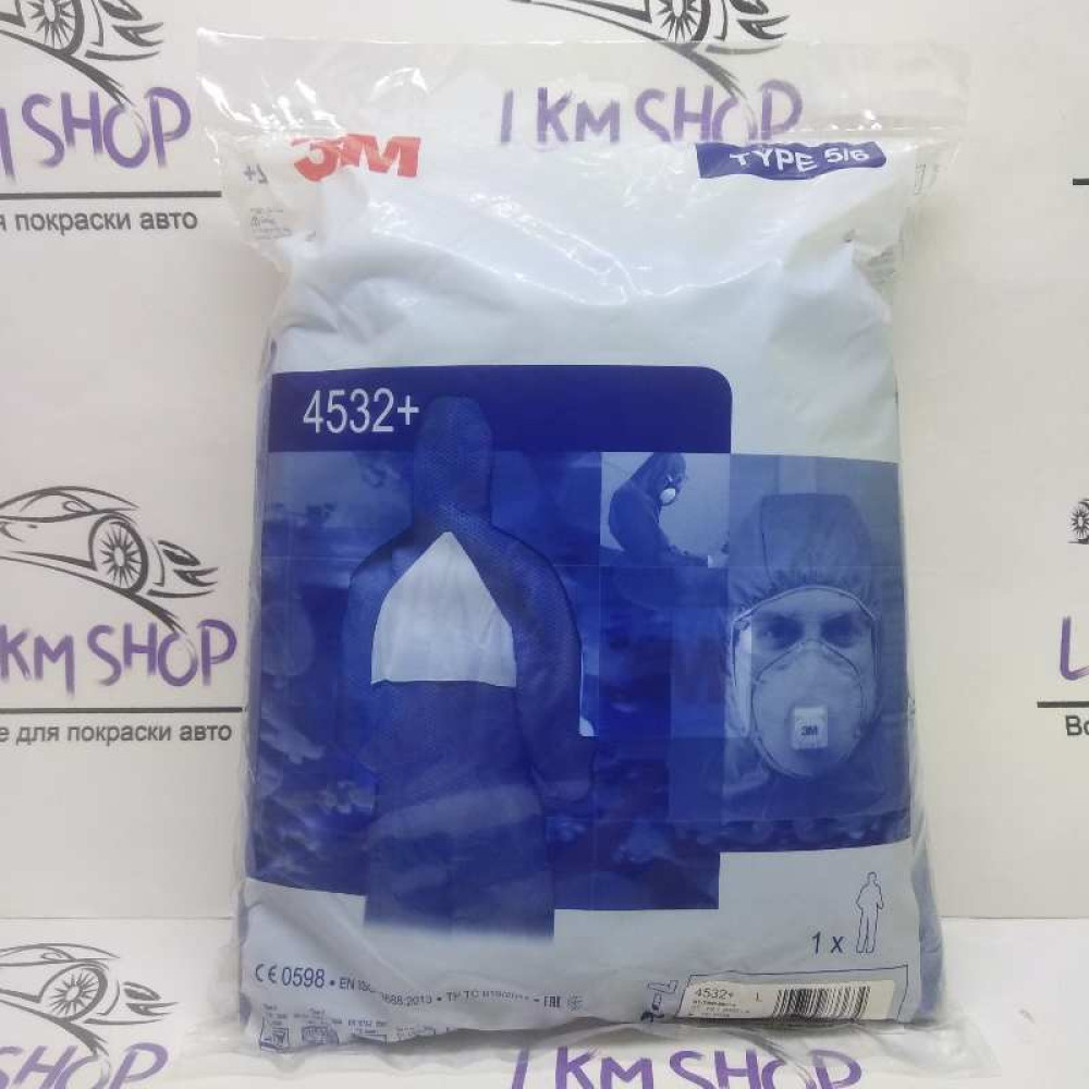 Малярный защитный комбинезон 4532+ размер L 3М