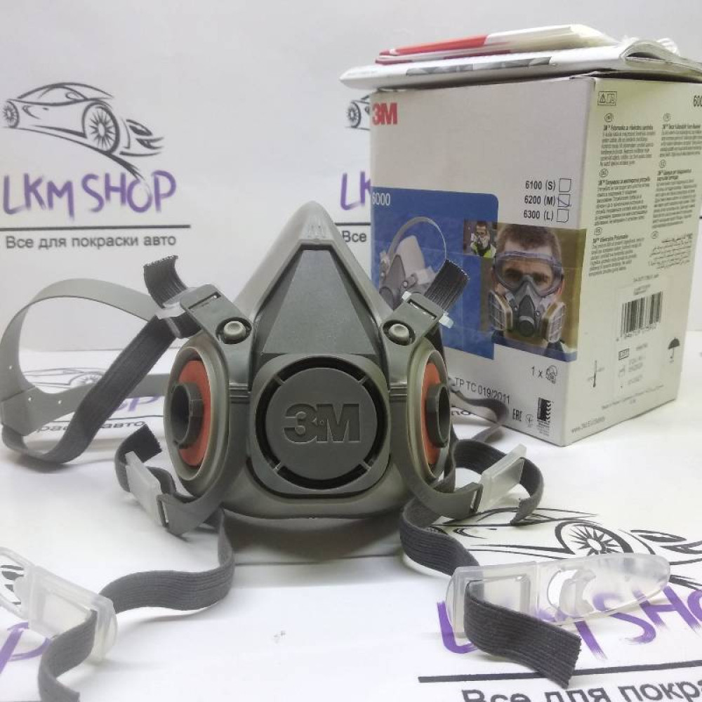 Полумаска 6200 (размер М) 3М