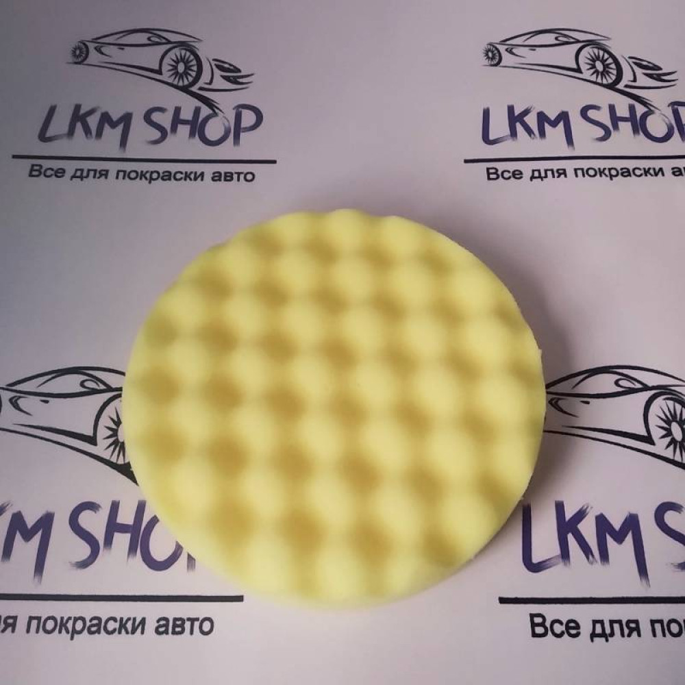 Желтый  многоразовый полировальный круг для пасты 80349, диам. 150 мм, 3М